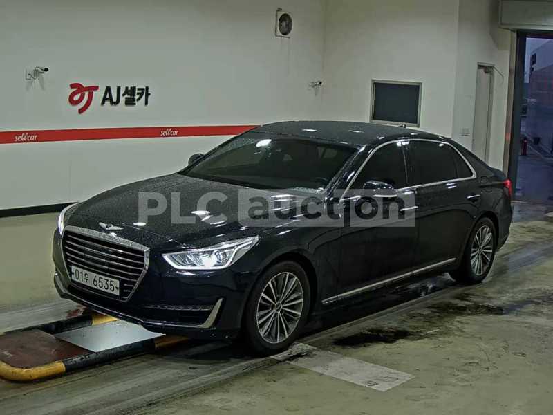 KMHG141ABJU042979 Genesis Eq900 2018 from South Korea - PLC Auction ...