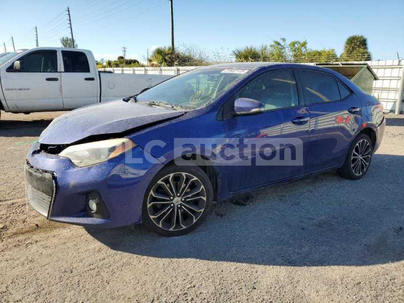 2T1BURHEXGC532597 Toyota Corolla 2016 from United States - PLC Auction ...